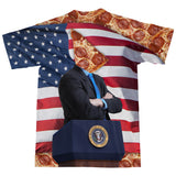 Pizza for President T-Shirt-Subliminator-| All-Over-Print Everywhere - Designed to Make You Smile