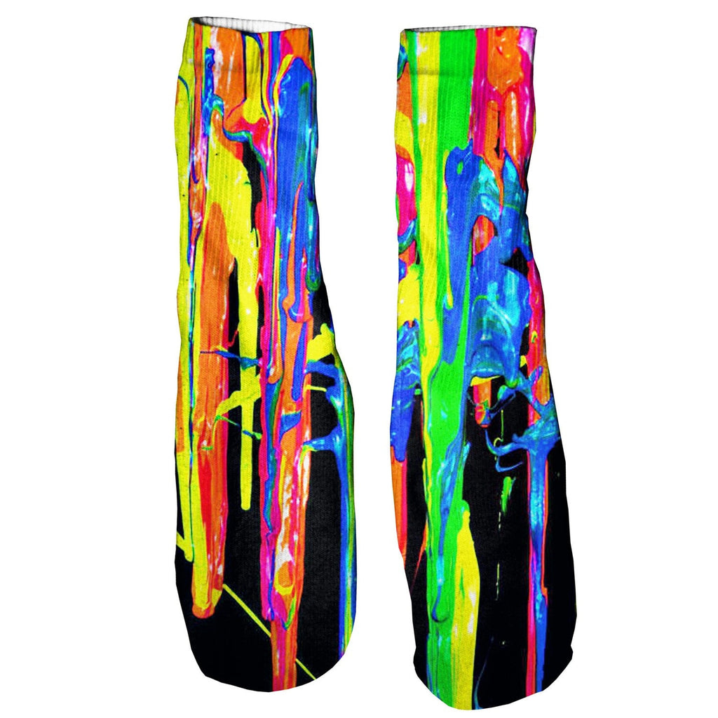 Paint Splatter Foot Glove Socks-Shelfies-One Size-| All-Over-Print Everywhere - Designed to Make You Smile