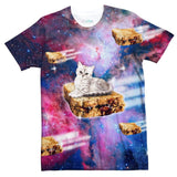 PB&J Galaxy Cat T-Shirt-Subliminator-| All-Over-Print Everywhere - Designed to Make You Smile