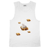PB & J Galaxy Cat Basic Tank Top-Printify-White-S-| All-Over-Print Everywhere - Designed to Make You Smile