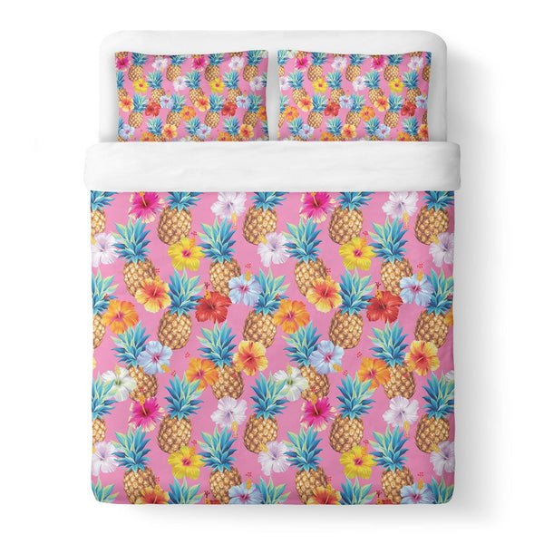 Pineapple Punch Duvet Cover-Gooten-Queen-| All-Over-Print Everywhere - Designed to Make You Smile