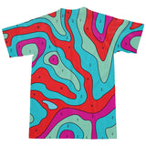Paint By Numbers Abstract T-Shirt-Shelfies-| All-Over-Print Everywhere - Designed to Make You Smile