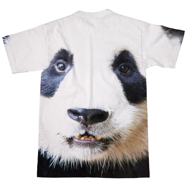 Panda Face T-Shirt-Shelfies-| All-Over-Print Everywhere - Designed to Make You Smile