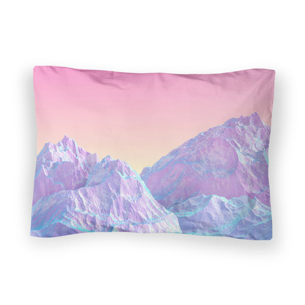 Pastel Mountains Bed Pillow Case-Shelfies-| All-Over-Print Everywhere - Designed to Make You Smile