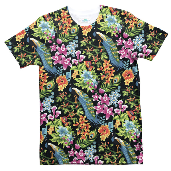 Dash Peacock T-Shirt-Subliminator-| All-Over-Print Everywhere - Designed to Make You Smile