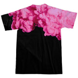 Pink Smoke T-Shirt-Shelfies-| All-Over-Print Everywhere - Designed to Make You Smile