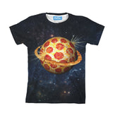 Planet Pizza Youth T-Shirt-kite.ly-| All-Over-Print Everywhere - Designed to Make You Smile