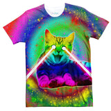 Psycho Kitty T-Shirt-Subliminator-| All-Over-Print Everywhere - Designed to Make You Smile