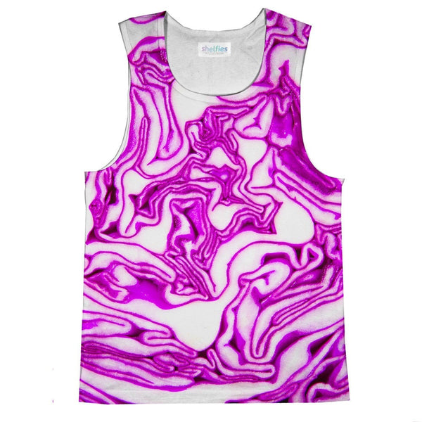Purple Cabbage Tank Top-kite.ly-| All-Over-Print Everywhere - Designed to Make You Smile