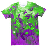 Purple Turtles T-Shirt-Shelfies-| All-Over-Print Everywhere - Designed to Make You Smile