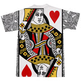 Queen of Hearts T-Shirt-Shelfies-| All-Over-Print Everywhere - Designed to Make You Smile