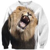 Lion Roar Sweater-Shelfies-| All-Over-Print Everywhere - Designed to Make You Smile