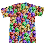 Rainbow Skulls T-Shirt-Subliminator-| All-Over-Print Everywhere - Designed to Make You Smile