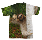 Wuddup Sloth T-Shirt-Subliminator-| All-Over-Print Everywhere - Designed to Make You Smile
