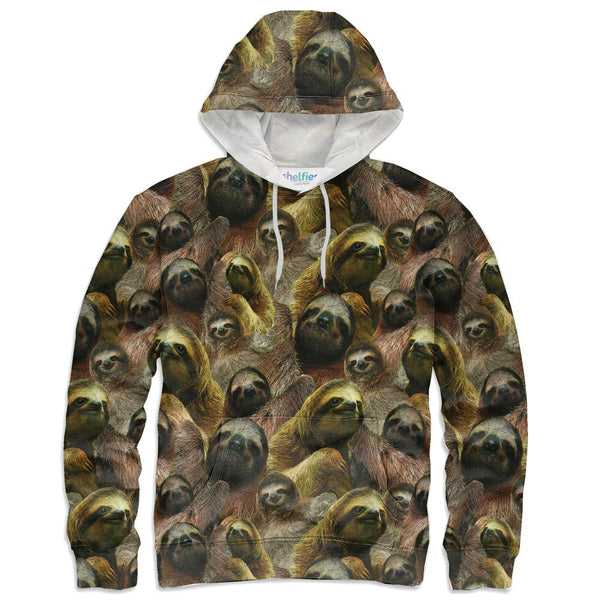 Sloth Invasion Hoodie-Subliminator-| All-Over-Print Everywhere - Designed to Make You Smile