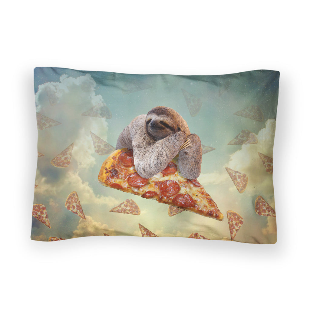 Sloth Pizza Bed Pillow Case-Shelfies-| All-Over-Print Everywhere - Designed to Make You Smile