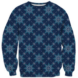 Snowflake Sweater-Shelfies-| All-Over-Print Everywhere - Designed to Make You Smile