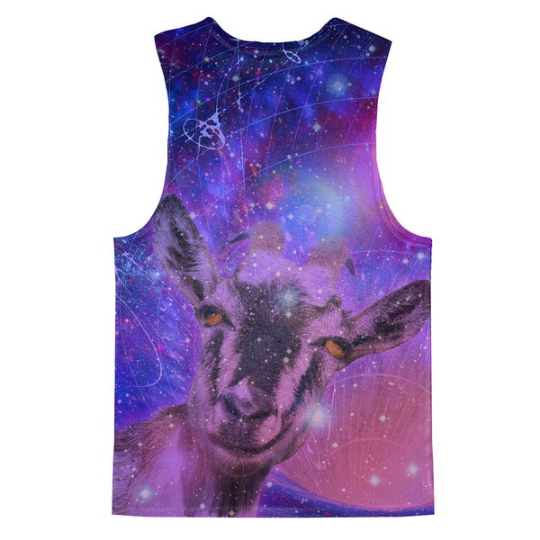 Space Goat Tank Top-kite.ly-| All-Over-Print Everywhere - Designed to Make You Smile