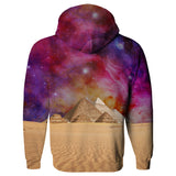 The Great Pyramid of Pizza Hoodie-Subliminator-| All-Over-Print Everywhere - Designed to Make You Smile