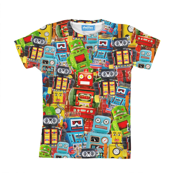 Toy Robots Youth T-Shirt-kite.ly-| All-Over-Print Everywhere - Designed to Make You Smile