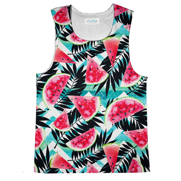 Tropical Melons Tank Top-kite.ly-| All-Over-Print Everywhere - Designed to Make You Smile