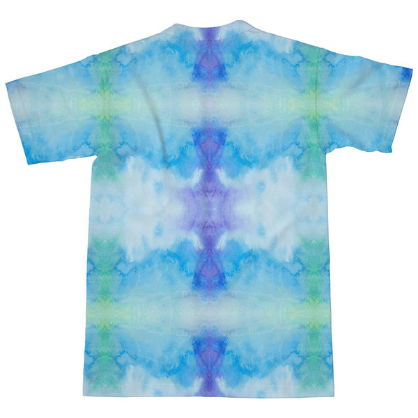 Watercolour T-Shirt-Shelfies-| All-Over-Print Everywhere - Designed to Make You Smile