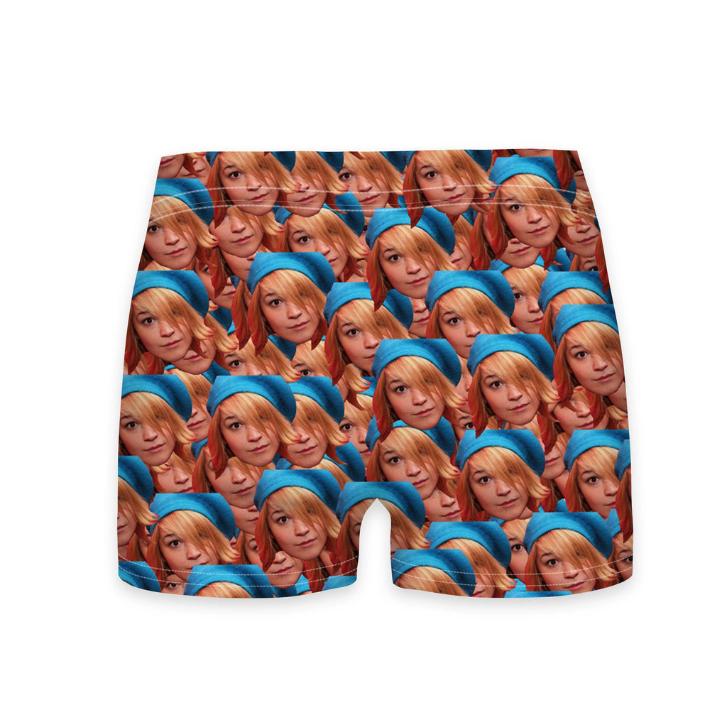 Your Face Custom Workout Shorts Shelfies