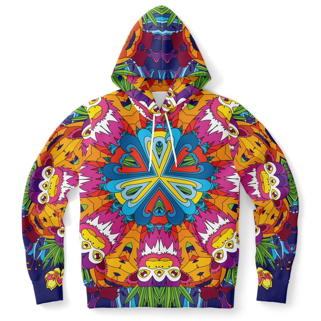Neon Jungle Hoodie-Subliminator-XS-| All-Over-Print Everywhere - Designed to Make You Smile