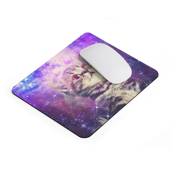 Trippin Kitty Mousepad-Printify-Rectangle-| All-Over-Print Everywhere - Designed to Make You Smile