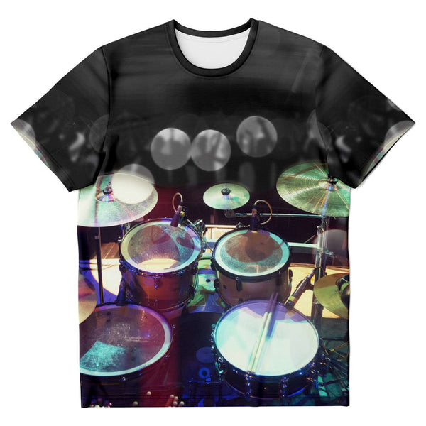 Drum Kit T-Shirt-Subliminator-XS-| All-Over-Print Everywhere - Designed to Make You Smile