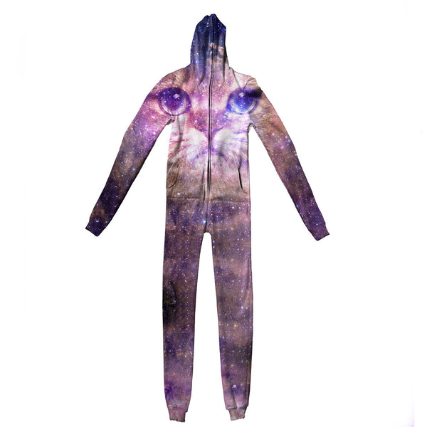 Cat Nebula Adult Jumpsuit-Shelfies-| All-Over-Print Everywhere - Designed to Make You Smile