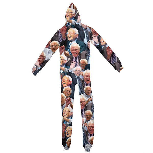 Bernie Sanders Face Adult Jumpsuit-Shelfies-| All-Over-Print Everywhere - Designed to Make You Smile
