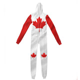 Canadian Flag Adult Jumpsuit-Shelfies-| All-Over-Print Everywhere - Designed to Make You Smile