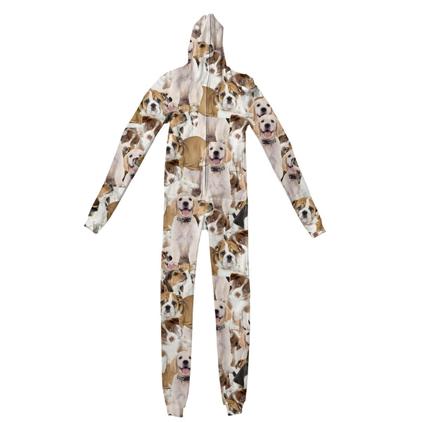 Doggy Invasion Adult Jumpsuit-Shelfies-| All-Over-Print Everywhere - Designed to Make You Smile