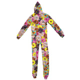 Donuts Invasion Adult Jumpsuit-Shelfies-| All-Over-Print Everywhere - Designed to Make You Smile