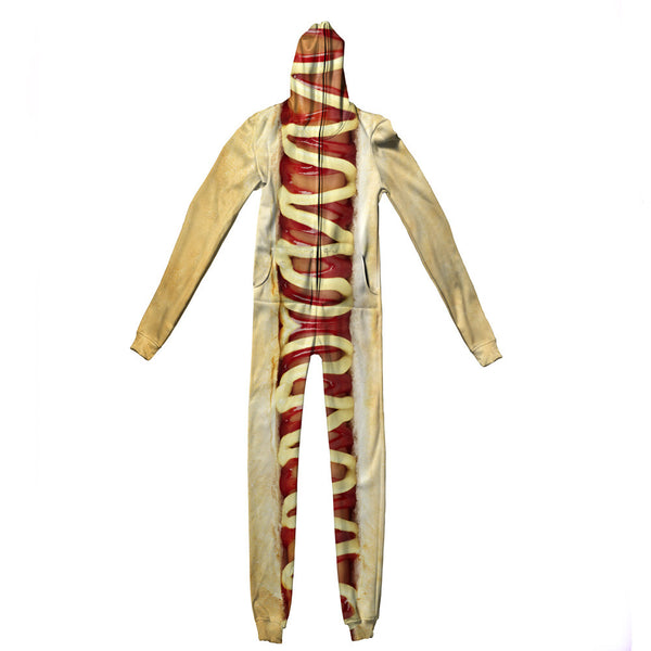 Hot Dog Adult Jumpsuit-Shelfies-| All-Over-Print Everywhere - Designed to Make You Smile