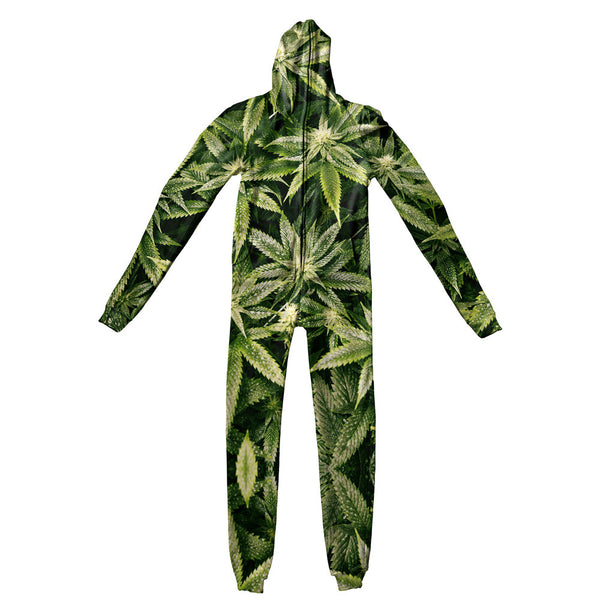 Kush Leaves Adult Jumpsuit-Shelfies-| All-Over-Print Everywhere - Designed to Make You Smile
