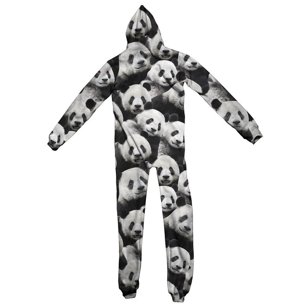 Panda Invasion Adult Jumpsuit-Shelfies-| All-Over-Print Everywhere - Designed to Make You Smile