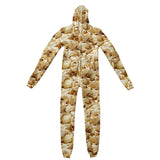 Popcorn Invasion Adult Jumpsuit-Shelfies-| All-Over-Print Everywhere - Designed to Make You Smile