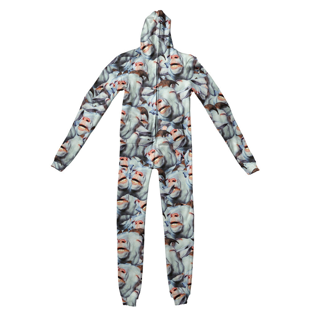 Space Goat Invasion Adult Jumpsuit-Shelfies-| All-Over-Print Everywhere - Designed to Make You Smile