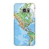 World Map The Americas Smartphone Case-Gooten-Samsung S6 Edge Plus-| All-Over-Print Everywhere - Designed to Make You Smile