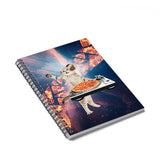 DJ Pizza Cat Spiral Notebook-Printify-Spiral Notebook-| All-Over-Print Everywhere - Designed to Make You Smile