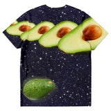 Galaxy Space Avocado T-Shirt-Subliminator-| All-Over-Print Everywhere - Designed to Make You Smile