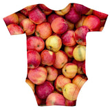 Apple Invasion Baby Onesie-Shelfies-| All-Over-Print Everywhere - Designed to Make You Smile