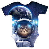 Astronaut Cat Baby Onesie-Shelfies-| All-Over-Print Everywhere - Designed to Make You Smile