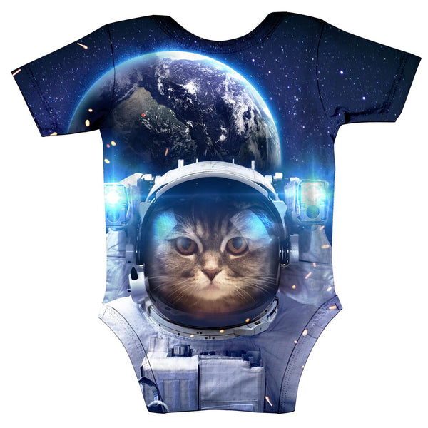 Astronaut Cat Baby Onesie-Shelfies-| All-Over-Print Everywhere - Designed to Make You Smile