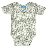 Money Invasion "Baller" Baby Onesie-Shelfies-| All-Over-Print Everywhere - Designed to Make You Smile
