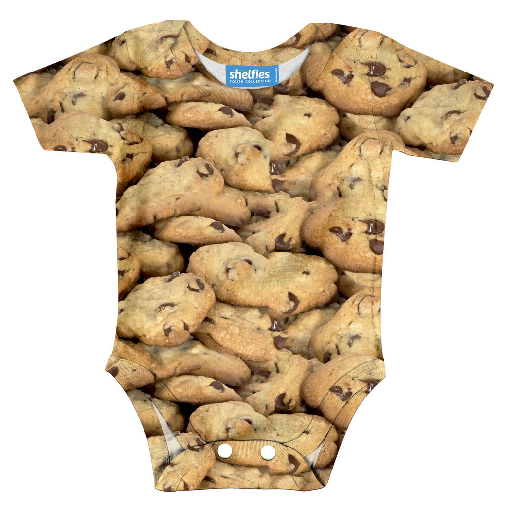 Cookies Invasion Baby Onesie-Shelfies-| All-Over-Print Everywhere - Designed to Make You Smile