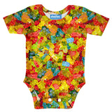 Gummy Bears Invasion Baby Onesie-Shelfies-| All-Over-Print Everywhere - Designed to Make You Smile