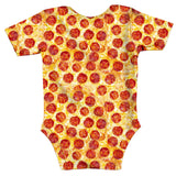 Pizza Invasion Baby Onesie-Shelfies-| All-Over-Print Everywhere - Designed to Make You Smile